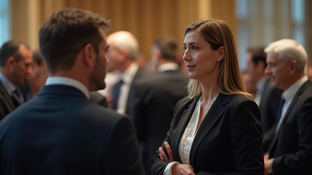 Профессионалы обсуждают деловые контакты и сетевые возможности